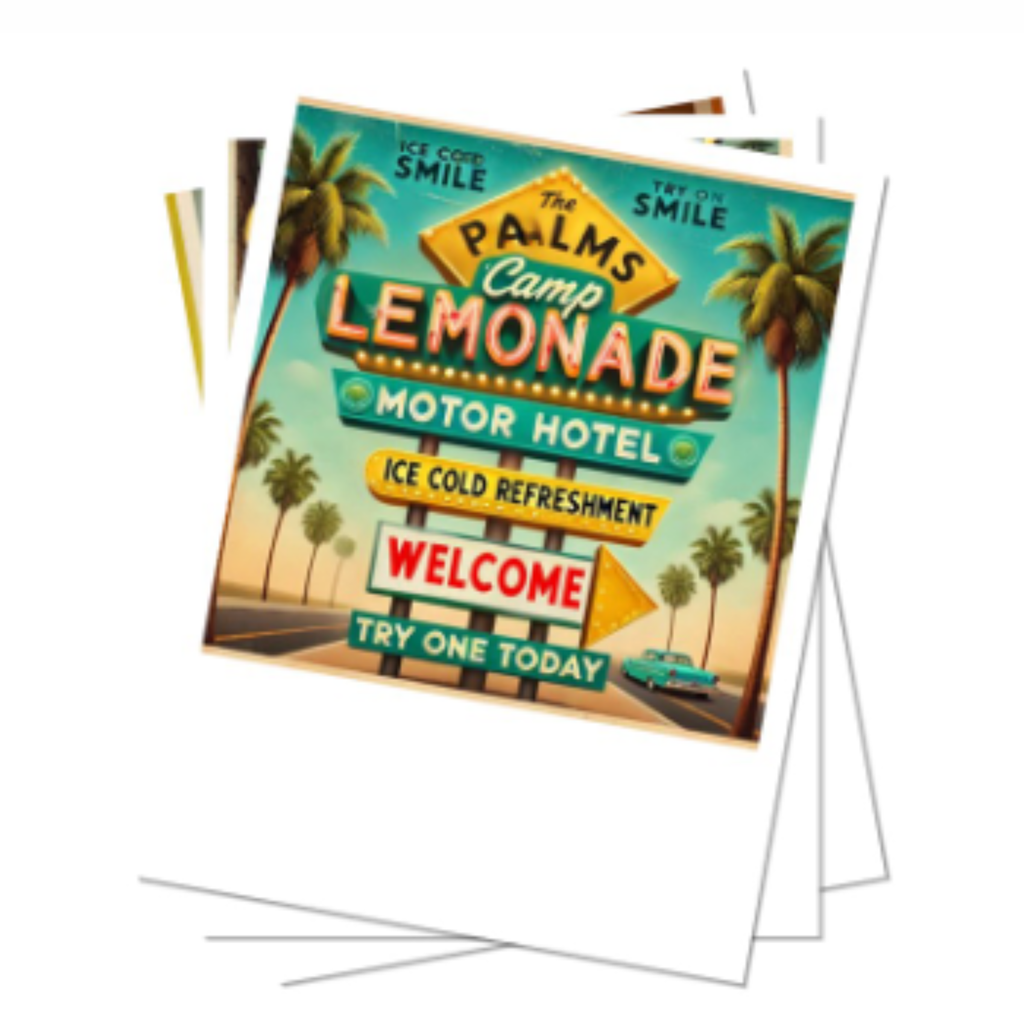 📸 Camp Collector Cards 3pk - Vintage Ad Polaroid Series