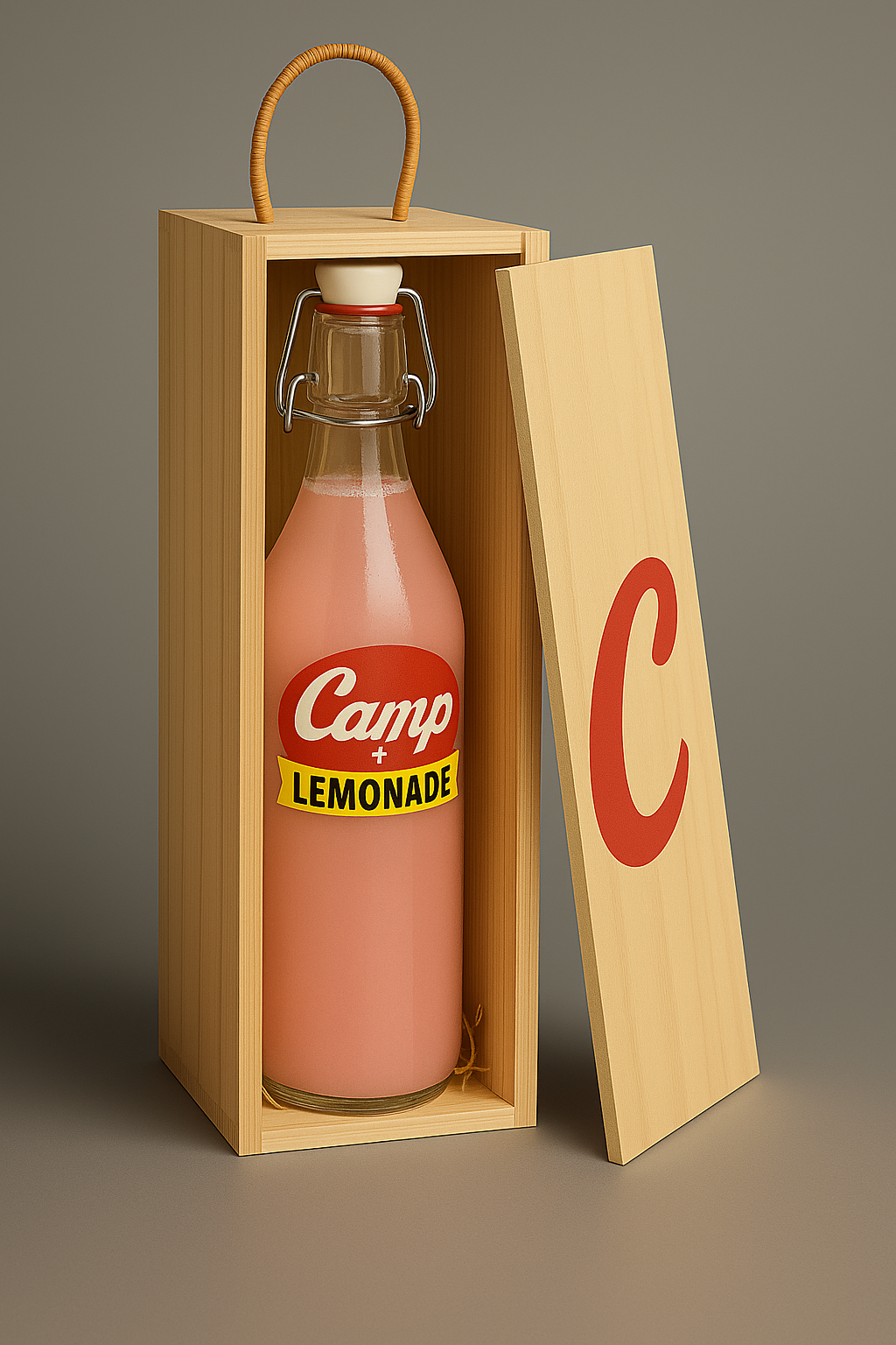 Camp Lemonade: The Signature Gift Crate with 32oz Heritage Bottle