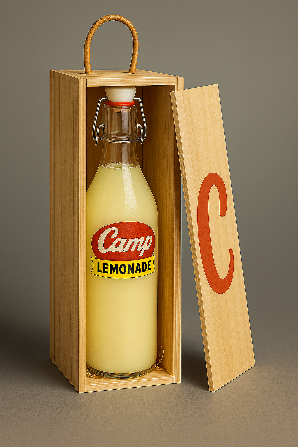 Camp Lemonade: The Signature Gift Crate with 32oz Heritage Bottle